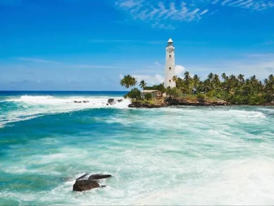 Colonial Fort on the Indian Ocean