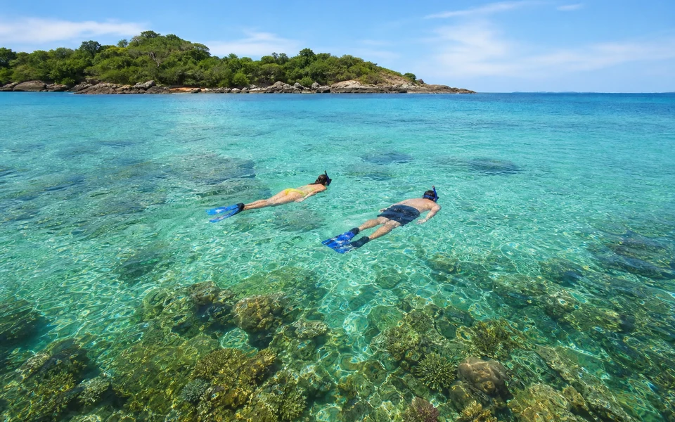 Snorkelling at Pigeon Island