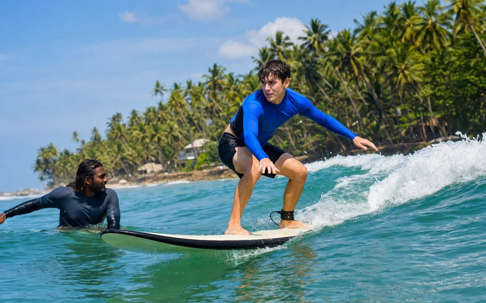 Surfing Lessons in Hikkaduwa